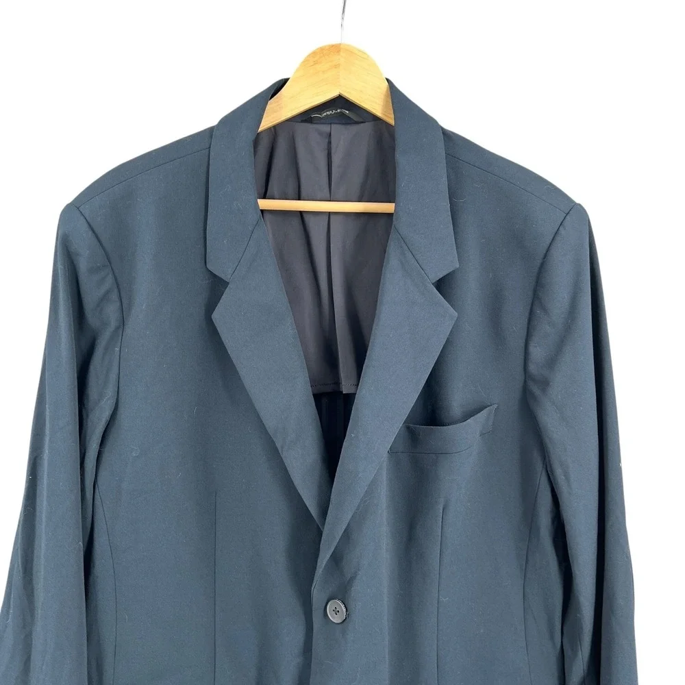 Ministry of Supply Blazer Blue 2-Button Tech Suit‎ Jacket Men's 44 Double Vent